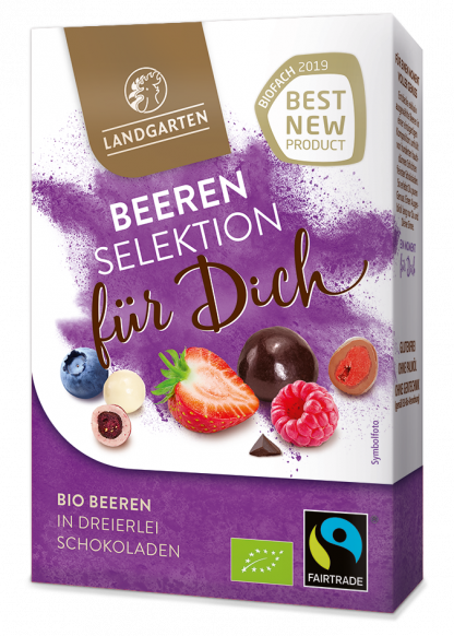 Beeren-Selektion für Dich - Bio Beeren in dreierlei Schokoladen, 90g ...
